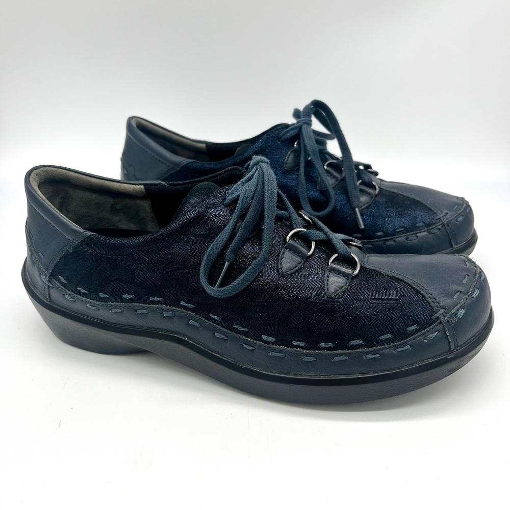 Ziera Women’s Allsorts-M Navy Swirl Leather Walking Shoe EU 40.5 (US 10)